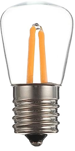 Mipcase Ampoule LED E17 pour Réfrigérateur d'Énergie Lumière Chaude 10W Design Rétro 1 Pièce