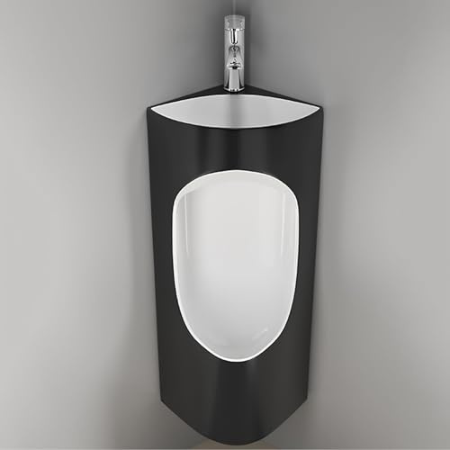 Orinatoio da parete in ceramica con rubinetto per casa, hotel e garage