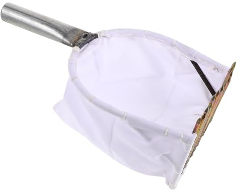 BESTonZON Recolector De Frutos con Mango Rastrillo para Recoger Frutas Cesta De Recolección para Arándanos y Grosellas para Jardín y Huerto