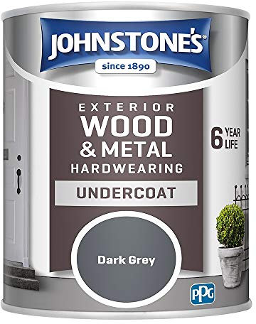 Johnstone's Exterior Hardwearing Undercoat - Dark Grey 750ml