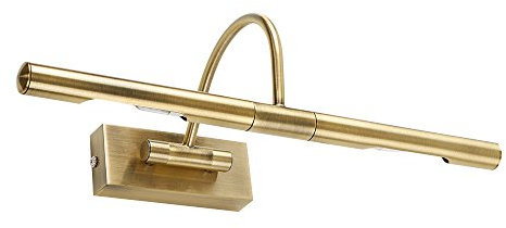 MiniSun | Modern Adjustable Antique Brass Living Room Display Lamp Twin Picture Wall Light - Mains Powered | Wall Lights & Home Improvements Essential