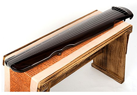 OrientalMusicSanctuary Reclaimed Century Old Fir Guqin for Performers - 7 String Chinese Zither