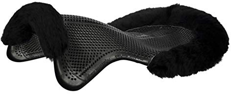 Acavallo Gelpad Therapeutic 1/2 Lammfellrand Farbe: schwarz/schwarz Größe: M