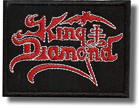 Aufnäher King of Diamond, bestickt, zum Aufbügeln