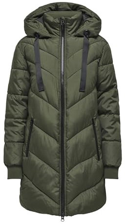 JACQUELINE de YONG JDYSKYLAR Padded Hood Jacket OTW Noos Chaqueta, Forest Night, XL De Las Mujeres