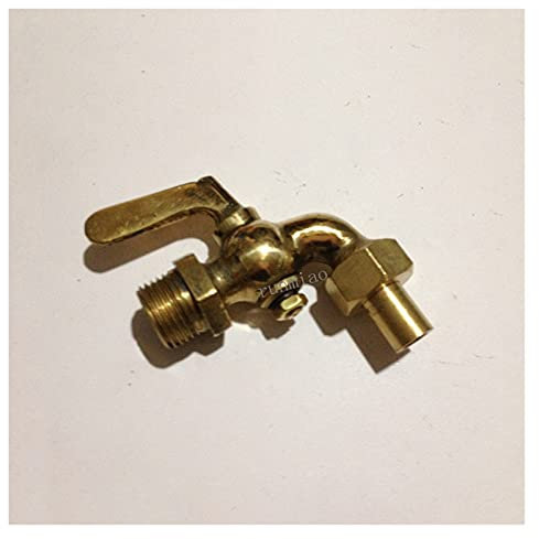 1/4 3/8 1/2 BSPP Externer Thread X Sockelschweißen Bronze Antike Messing Ein-Griff-Wasserhahn Petcock Tap Wasser Kraftstoff Benzinöl Tropffreies Verbindungswasserventil (Specification : 1/4)