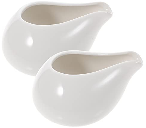 Luxshiny 2pièces Saucières Céramique Style Occidental Pour Conserver Les Sauces Blanches Lot