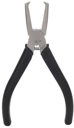End Cutter with Flush Jaw 5.3in Soft Wire Pliers Ergonomic Handle Accurate Cutting Metal Wires Micro Nipper Wire Cutter