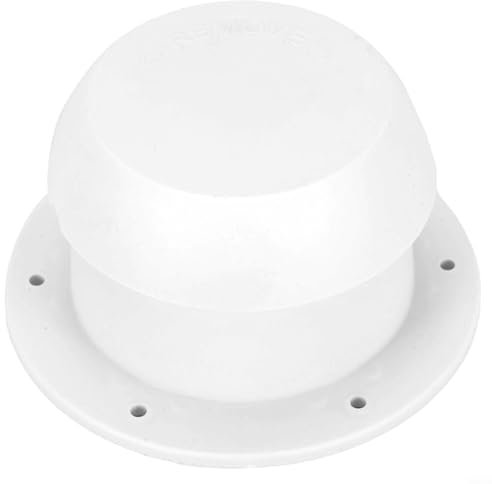 Aérations de toiture, ventilateur d'échappement d'air en forme de tête de champignon, toit pour camping-car (noir)