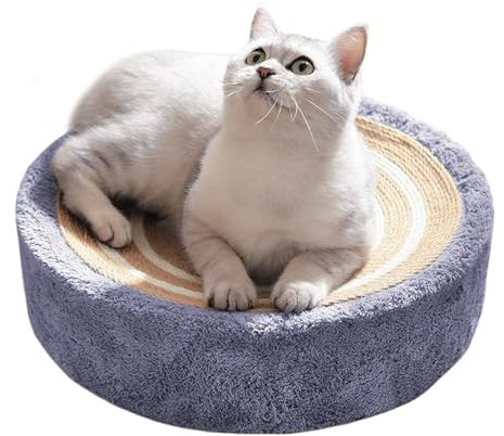 Pasdrucn Kratzbretter Katze Wand, Kratzpappe Für Katzen, Katzen Kratzbrett Wand Sofa, Kratzmatte Katze Sisal, Sisal Fußmatte Teppich Vorleger Für Sofa Möbel Tür Kratzschutz (Grau)