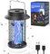 MOOKLIN ROAM 3200V Elektrischer Insektenvernichter, Mückenfalle Wiederaufladbare UV Mückenlampe Mückenschutz, 2600mAh Camping Insektenfalle LED Lampe mit 3 Modus, Fliegenfalle für Outdoor Camp, Garten