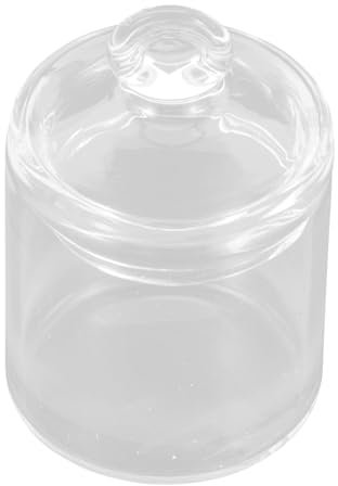 ERINGOGO Joy Jar Miniature Storage Jars Elegant Glass Finish Mini Canisters Wedding Candy Organizer for Miniature Toys