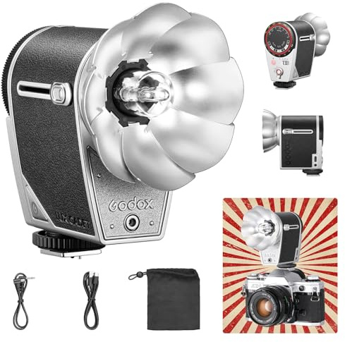 Godox Lux Cadet GN10 6200K±300K Camera Flash with Built-in Battery 620 Flashes at Full Power 7-Level Flash Performance Camera Flash for Canon Nikon Sony Fuji Olympus