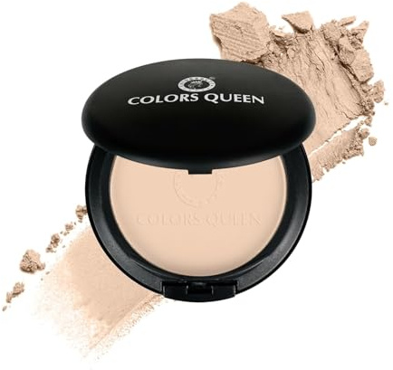 Luminous Silk Compact Powder with Argan Oil, 10g – Lightweight Matte Look Pressed Powder for Face Makeup, Smooth Finish, Shade: Rose Blush