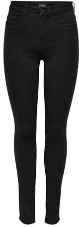 Only Femme Onlroyal High Sk Jeans 600 Noos Black Xs/34L