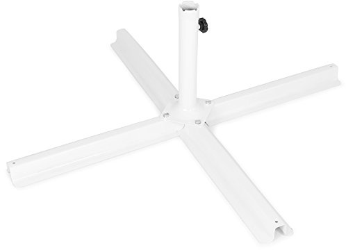 Ondis24 Schirmständer Kreuzständer für Sonnenschirme 100 x 100 x 30 (h) cm für Standrohre von 35 bis 45 mm