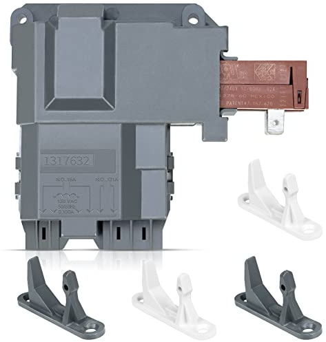 Upgrade 131763256 1317632 for Frigidaire Affinity Washer Door Latch Lock Front Load Washer Washing Machine Part Replace 131763202 131763310 Kenmore Front Load Washer Door Latch GLTF2940FS1 FAFW4011LW0
