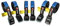 TENSYS - 6 pack - 25mm Cambuckle Tensioner Straps - 3 Metre Length - For Securing Loads