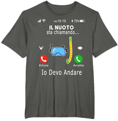 Idea divertente per gli amanti del nuoto che nuotano sta chiamando Maglietta
