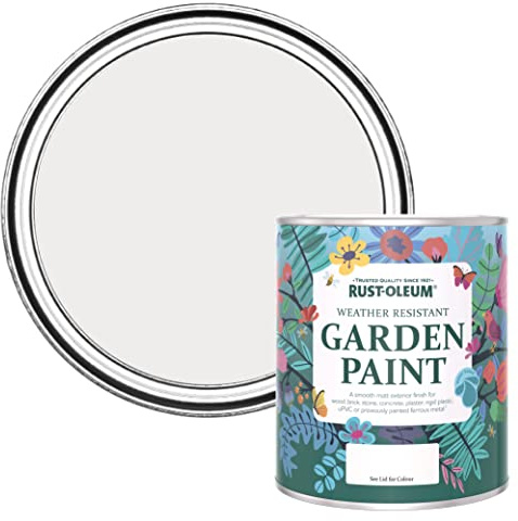 Rust-Oleum Grey Mould Resistant Garden Paint in Matt Finish - Fleur 750ml