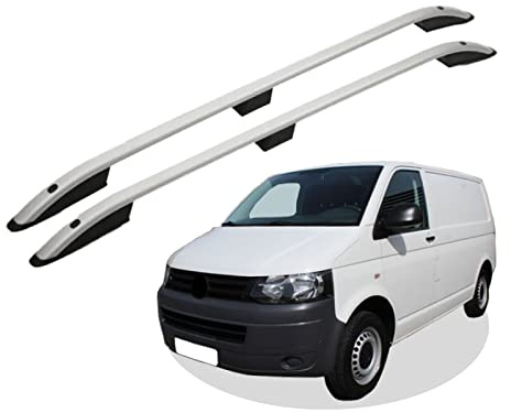 Dachreling passend für VW T5 L1 kurz (SWB) Baujahr ab 2003 (Grau) mit ABE