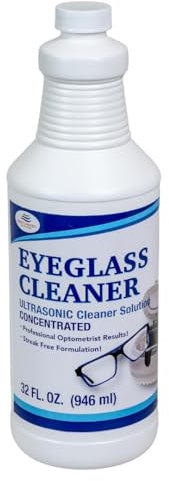NORTHWEST ENTERPRISES Ultrasonic Eyeglass Cleaner: Ultrasonic Cleaner Solution Concentrate - Engineered as an Ultrasonic Glasses Cleaner