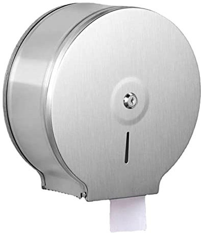 Jumbo-Toilettenpapierspender, Edelstahl-Wandmontage-Rollenhandtuchspender, Jumbo-Rollen-Toilettenpapierspender, Rollen-Toilettenpapierhalter Mit Schlossschlüssel