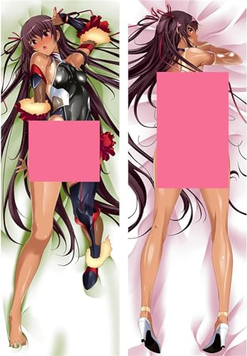 Anime Kissenbezug Manga Kissenhülle Für Ecchi Otaku Hentai Waifu Uncensored,Anime Pillowcase Digitaler Doppelseitiger Druck Kissenbezug,Seitenschläferkissen Bezug,Bedding Umarmungskissen Bezu