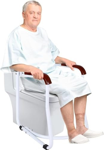 DaoGeSir Toiletten Aufstehhilfe Toilettenstützgestell WC Stütze Toiletten Stützgestell Haltegriff Für Bad Sicherheits Haltestange Für Ältere Menschen, Behinderte Und Schwangere Frauen Hilfe