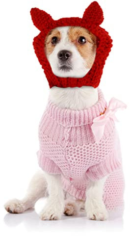 FOMIYES Kreativer Hund-kostüm-Hut Aus Handgestricktem Material Für Welpen Und Haustiere Hochwertige Für Und Wärme