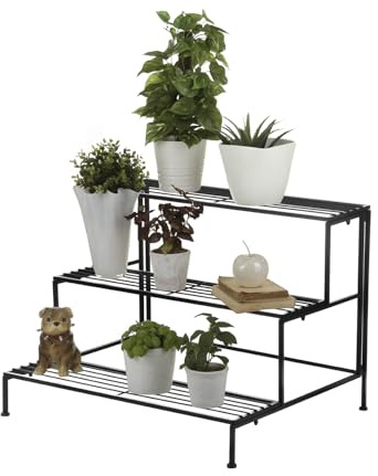 KASANOVA Scaffale portavasi 3 ripiani 66x49x55 cm