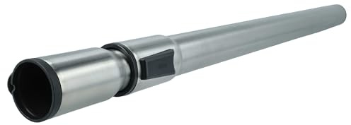 vhbw Staubsaugerohr Ersatz für Miele 5658813 | 10275580, 5658812, 10615280, 5658811 für Staubsauger - 35 mm Anschluss, 60 - 100 cm lang Schwarz Silber