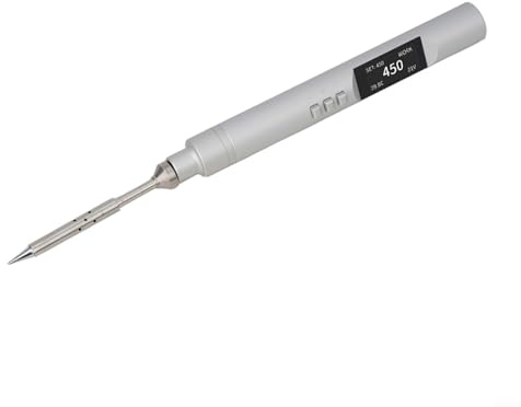 PTS200 USB TypeC Smart Lötkolben, verstellbare digitale Lötstation, T12 TS101 PINE64 kompatibel (Silber)
