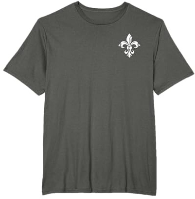 Monogramme Lettre T & Fleur de Lis T-Shirt