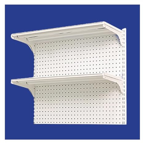 An der Wand montierte Lochplatte aus Metall, Verkaufsständer, Stecktafelplatten für die Werkstatt in Küche und Heimbüro, Stecktafelregale zur Werkzeugaufbewahrung, hängendes Wand-Organizer-B