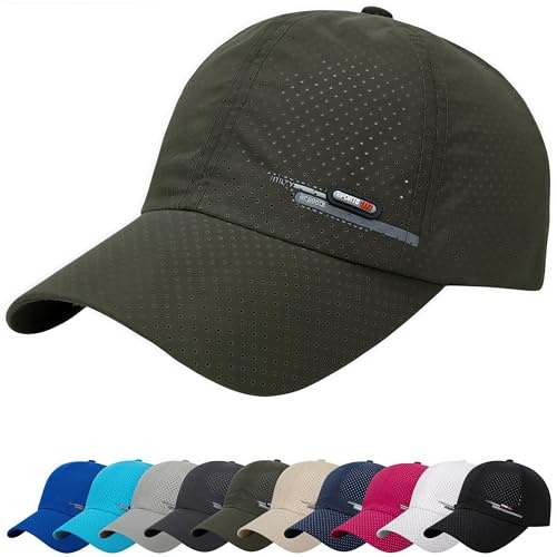 Cappello da Baseball Estivo da Uomo Cappellino Donna con Visiera Rete Traspirante ad Csciugatura Rapida Cappellini Cappello da Baseball Uomo con Visiera Unisex Cotone Regolabile