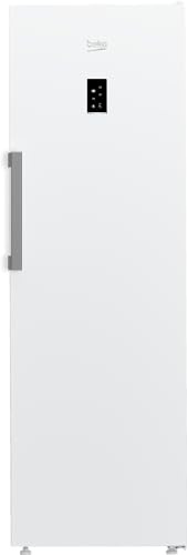 Beko B7RFNE316W Frys, 286 l nettovolym, No Frost, snabbfrysfunktion, multidisplay, 5 frysboxar + 3 fack, 34 dB (A), kan användas i ouppvärmda rum, vit