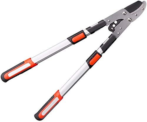 OLSKFUH Cesoie da Giardino Troncarami A Incudine per Carichi Pesanti Troncarami da Giardino Telescopico Allungabile 71-98 Cm Manici dal Design Ergonomico,