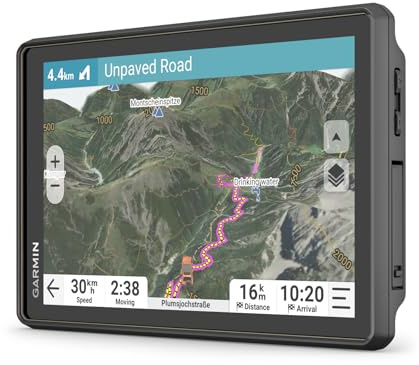 Garmin Tread 2, 8 Overland Edition Off Road GPS Sat Nav, Glove friendly, Ultrabright touchscreen, Large display, Bluetooth, Built for extreme weather and temperatures