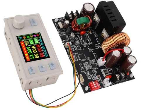 Ausla Fuente de Alimentación Regulada de CNC DC, Entrada de 6-70V 0-60V Salida 20A 1200W Módulo de Estabilizador de Voltaje Ajustable