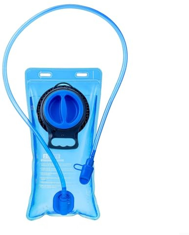 Hosrivae Poche d'hydratation de 1,5 l/2 L pour randonnée, cyclisme et course à pied – Sac de réservoir d'eau étanche en PEVA de qualité alimentaire avec valve autobloquante, large souris (1,5 l)