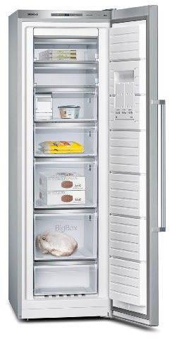 Siemens GS36NAI31 Congélateur autonome A++ Effet acier inoxydable