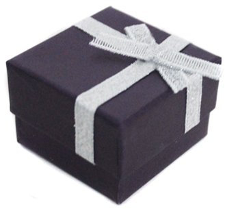 Yudu 10 x Ringetuis Schmuckschachtel Ringebox Schmuckkästchen Schmucketuis (schwarz)