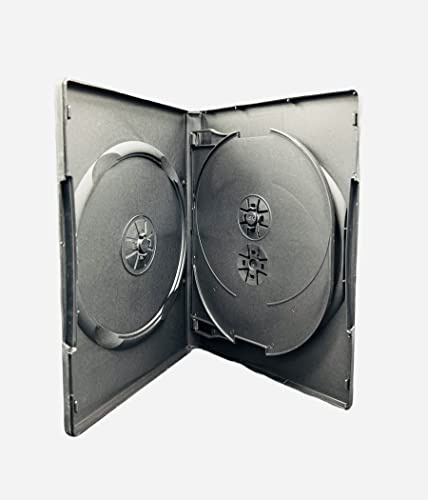 100 x nero 14 mm 4 Disc DVD case – 100 pezzi di marca Dragon Trading®