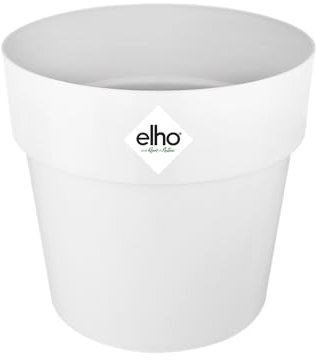 Elho B.for Original Rond Mini 9 - Pot De Fleurs pour Intérieur - Ø 9.0 x H 8.5 cm - Blanc/Blanc
