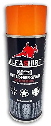 Militär Sprayfarben Farbspray Lack RAL Farben Bundeswehr Restaurieren, RAL Farben:RAL 2011 Tieforange gläzend