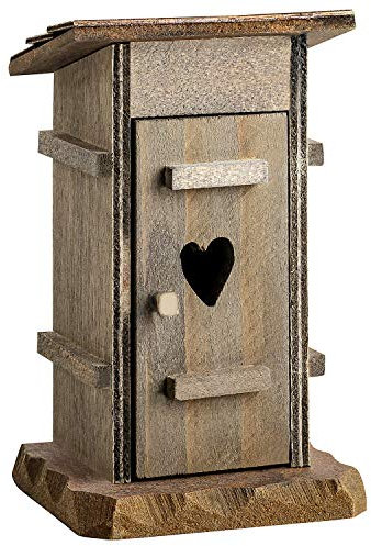 MaMeMi Casita de Madera para Belén [12 cm Alto] – Accesorio Artesanal para Figuras de Pesebre y Miniaturas | Decoración Natalicia