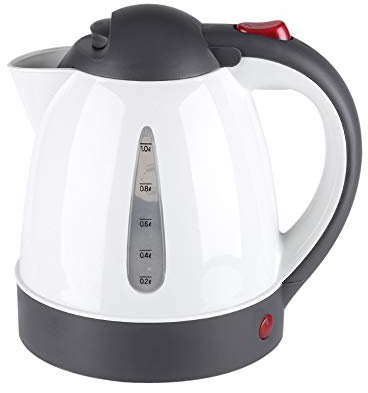 Portable Car Electric Kettle, 1000ml Fast-Heating 12V Travel Kettle for Hot Water, Tea, Coffee, Camping, RV, Commuting