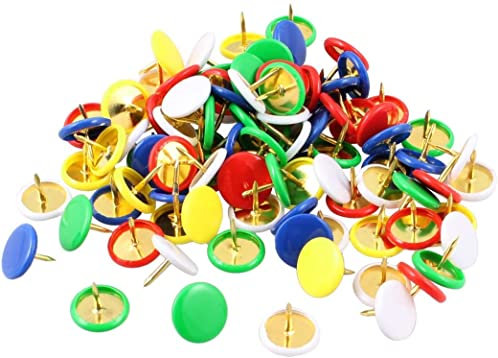 XYZOOM Schreibwaren Werkzeug Multicolor Metall Reißnägel Clips 100 Stück(78e9f bacb3 48099 a4db5 40e0d a1afa