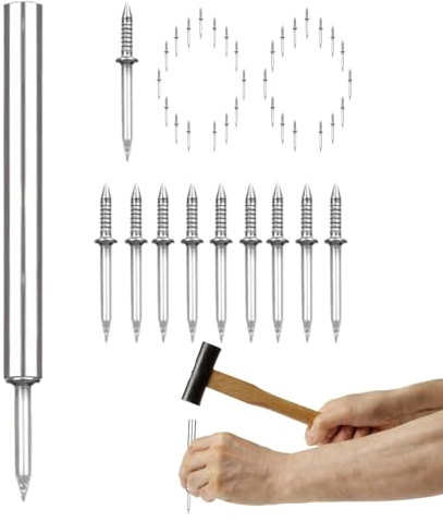 Seamless Nails for Baseboard | Nails for Baseboards and Skirting Boards,Seamless Double Skirting Thread Nail Without Trace for Skirting Board TV Backdrop